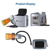 Compact laser marking machine on desk